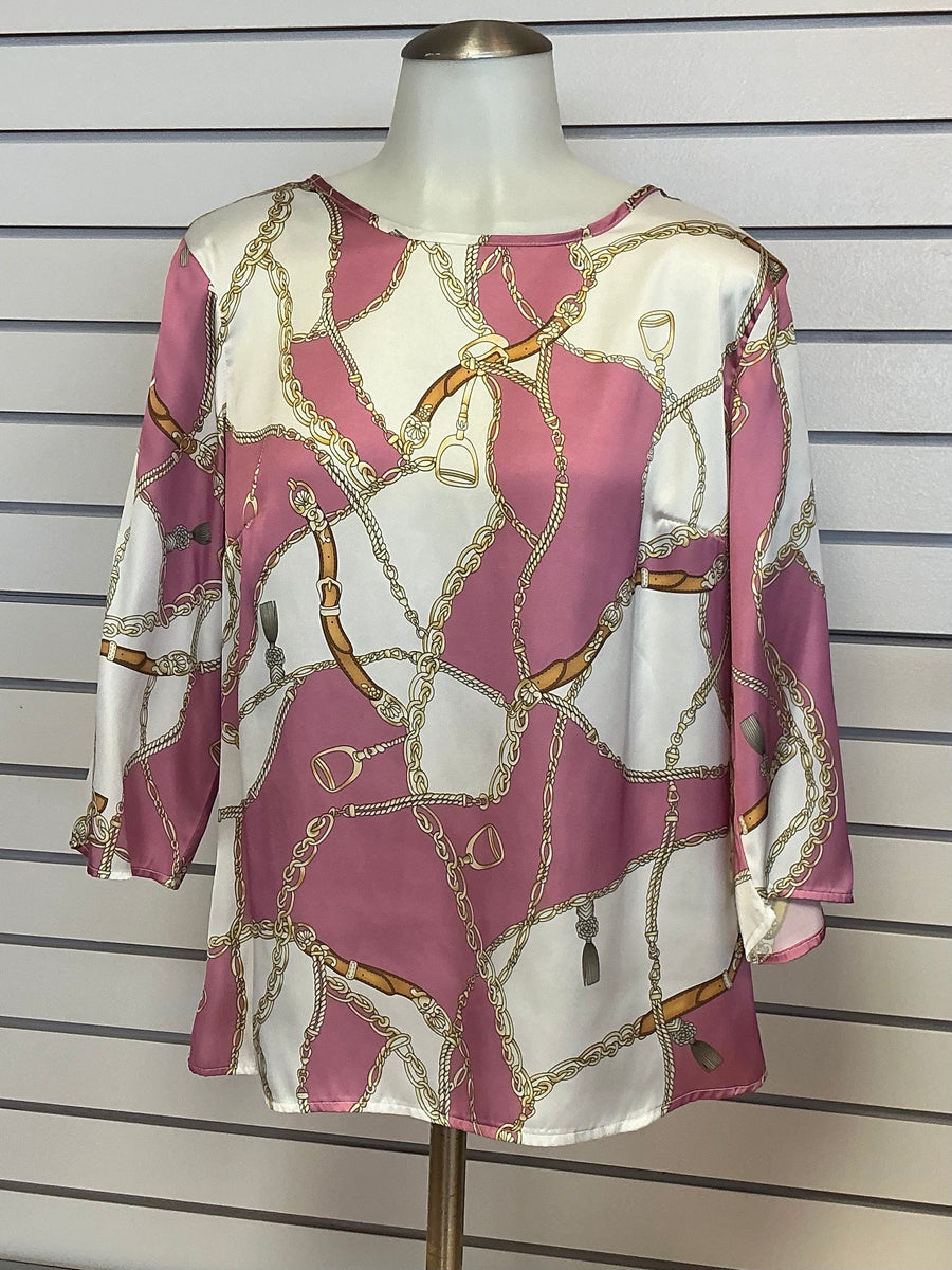 Pink Insight Insight - Pink Chain Top – KricketsClothingCo