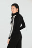 Frank Lyman - Black Whip Stich Turtleneck