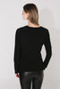 Frank Lyman - Black Long Sleeve Peplum Top