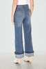 Frank Lyman - Wide Leg Blue Jean with Belt