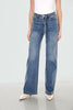 Frank Lyman - Wide Leg Blue Jean with Belt