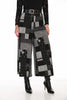 Frank Lyman - Black and Cream Wide Leg Crop Pant