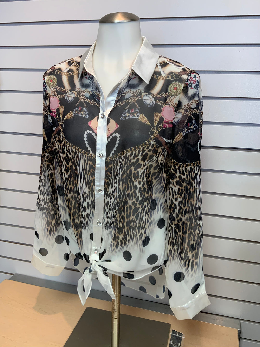 AZI - Multi Print Blouse – KricketsClothingCo