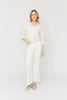 Frank Lyman - Off White and Taupe Blouse